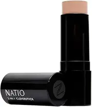 Natio Australia Cleverstick 2-in-1 - Natural 15g - Full Coverage Cream Stick Foundation - Natural Finish, Formulated with Coconut Oil & Kaolin Clay, Cruelty Free