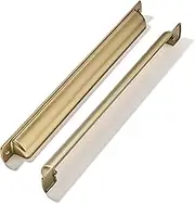 khtumeware 6 Pack 12"(305mm) Cup Drawer Pulls Champagne Bronze Cabinet Pulls Kitchen Hardware Bin Cup Cabinet Handles Drawer Handles Knobs.