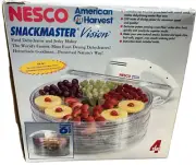 American Harvest Nesco Snackmaster Vision Food Dehydrator and Jerky Maker NEW