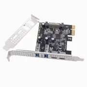 Type C USB 3.2 Gen1 5Gbps PCIE Card Adapter PCI Express Board 2xUSB A6315