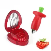 Strawberry Cutter Strawberry Corer Strawberry Peeler Fruit Leaf Stem Remover