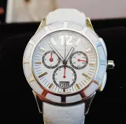 Genuine Pandora Watch Imagine Grand C Silver/White with Ceramic Bezel - 811004WH