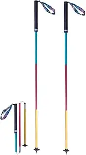 Trekking Poles Folding, Lightweight, Aluminum Hiking Poles,130cm Ultralight For Walking Running Sticks ，AONIJIE