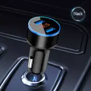 3.1A Dual USB Car Charger Cigarette Lighter Digital LED Display Voltmeter Black (for: MG)