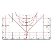 Acrylic Tshirt Ruler Guide Measurement Tool T Shirt Ruler for Heat Press