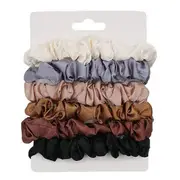 4 Set Elastic Ties Hair Silk Satin Scrunchie Ponytail Ropes Accessories Hair Bands For Women Korean Hair Accessories New