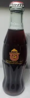 Smokey Bear Coca-Cola Bottle - 8 oz. Full Glass Bottle Coke