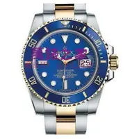 在飛比找蝦皮購物優惠-高端 Rolex手錶勞力士時尚藍水鬼防水計時手錶116613