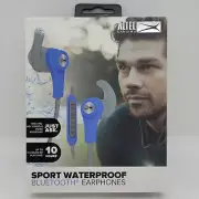 Altec Lansing | Sport Waterproof Bluetooth Earphones (Blue) *NEW*