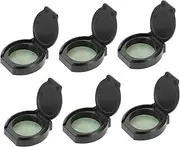 Angoily 6pcs Privacy Cover Band Washable Bib Aromatherapy Fireproof Cotton Neutral Bib Door Bells Cordless USB Cover Letter Recordable Flask Doorbell Chiffon Black Plastic