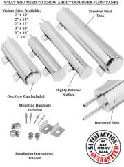 Eagle Champion 2" x 10" Radiator Overflow Tank #OF 2 x 10