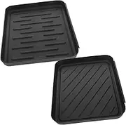 HOLIDYOYO 2 Pack Large Boot Trays Heavy Duty Entryway Shoe Mats Waterproof and Stain Resistant Pet Tray for Garage and Car Trunk