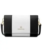 Michael Kors Jet Set Charm Saffiano Leather Colorblock Phone Crossbody Bag