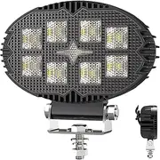 GkgWuxf LED Light Pods | 27W LED Tractor Lights - Super Bright, Waterproof, Automotive Replacement Lighting, Trailer Lamp for Trucks Offroads