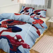 Bed Sheets g304 Spiderman Print Bedding Set Pattern Duvet Cove Set 3 Pieces 1 Quilt Cover And 2 Pillowcases for Women Men Teens tq304 Bed Sheets