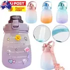 Water Bottles BPA FREE with Time Markings 1400ML Drinking Bottle for Kids Aldult