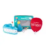 ZippyPaws Pup Birthday Box Blue Squeaker Soft Dog Toy