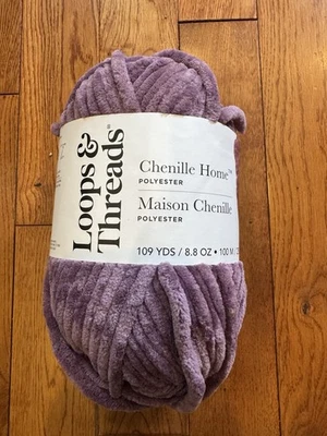 Chenille Home Maison Chenille Yarn 8.8 Oz ~ CH25 Elderberry ~ New