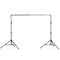 在飛比找樂天市場購物網優惠-免運 2.8M*3米全伸縮攝影棚背景架子掛拍照背景布紙架移動