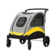 Heavy Duty XXL Dog Stroller Multiple Pet Dogs Cats Cart Carrier Mesh Skylight AU