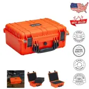 Lightweight 13.35" Waterproof Hard Carrying Case with Foam for Secure Storage