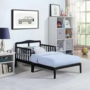 Olive & Opie Birdie Toddler Bed in Black and White