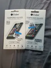 2 Cube Tempered Glass Screen Protectors for IPhone 6/6S Plus