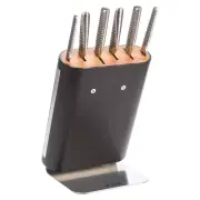NEW Global Hiro Knife Block Set Black 7pce