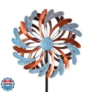 Viveta Wind Spinner for Yard and Garden, Metal Windmill Spinning Kinetic Wind