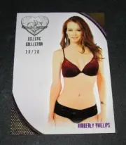 2016 Benchwarmer KIMBERLY PHILLIPS Eclectic #129 Gold Foil Variant/20 PLAYBOY