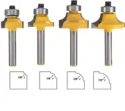 1/4'' A set woodworking milling cutter trimming knife edge trimmer router bit