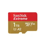 SanDisk Extreme microSDXC SQXAV 1TB V30 U3 C10 Memory Card