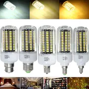 E27 E17 E14 E12 B22 18W 100 SMD 5736 LED Pure White Warm White Natural White Corn Bulb AC85-265V E17 PURE WHITE