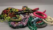 1 Lb+ Jewelry/junk Drawer Lot (Lanyard, Bracelets, Necklaces,watch