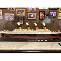 在飛比找蝦皮購物優惠-自取 樂高LEGO 10294 鐵達尼號+防塵箱+燈飾 完成