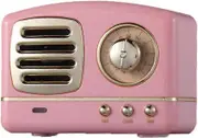 Retro Bluetooth Wireless Speaker With Fm Radio, One Small Speaker