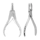 Professional Hinged Closed Hoop Ear Lip Septum Nose Rings Piercing Plier Clamp