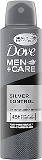 Dove Men+Care Silver Control Body Spray for Men, 150 ml