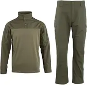 [EXCELLENT ELITE SPANKER] Military Clothing Casual Set Cotton Combat Tactical Long Sleeve Shirt Set