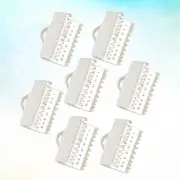 100 PCS Cord End Clamps Jewelry Making Cord Ends Ribbon Ends Findings