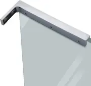 LukLoy Fixed Glass Shower Panel Wall to Glass Support Bar, Frameless Glass(505)