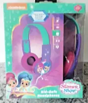 Nickelodeon Shimmer & Shine Kid Safe Headphones w/ Built in Volume Limiter (NIB)