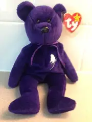 RARE TY BEANIE BABY PRINCESS DIANA BEAR *PE PELLETS* 27th Anniversary