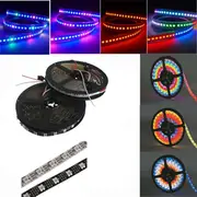 5M WS2812B 5050 RGB Non-Waterproof 300 LED Strip Light Dream Color Changing Individual Addressable DC 5V 18492 BROWN