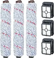 [Doremi] Accessories for Bissell Crosswave 3-in-1.3 Multisurface Brush Roll and 3 Filters for Bissell Crosswave 3-in-1, Hard Floor Brush Roll and Filter for Crosswave