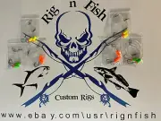 (6) Surf / Pier Fishing Rigs: Pompano, Whitings, Croakers, Snappers, Spots, Etc.