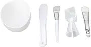 Face Mask Mixing Bowl Set, 5 Pcs DIY Facemask Mixing Tool Kit with Facial Mask Bowl, Silicone Brush, Spatula, Measuring Cup Spoon, Soft Brush for Mixing Facial Masks, Clay Masks