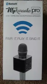 NIB 2-IN-1 My Karaoke Pro Bluetooth Wireless Microphone And Speaker