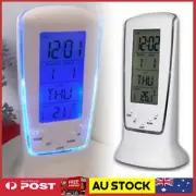 Digital Backlight LED Display Table Alarm Clock Snooze Thermometer Alarm Clock/-