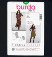 Skirts in 2 Lengths, Burda Style Sewing Pattern 7293 Sizes 10 to 20